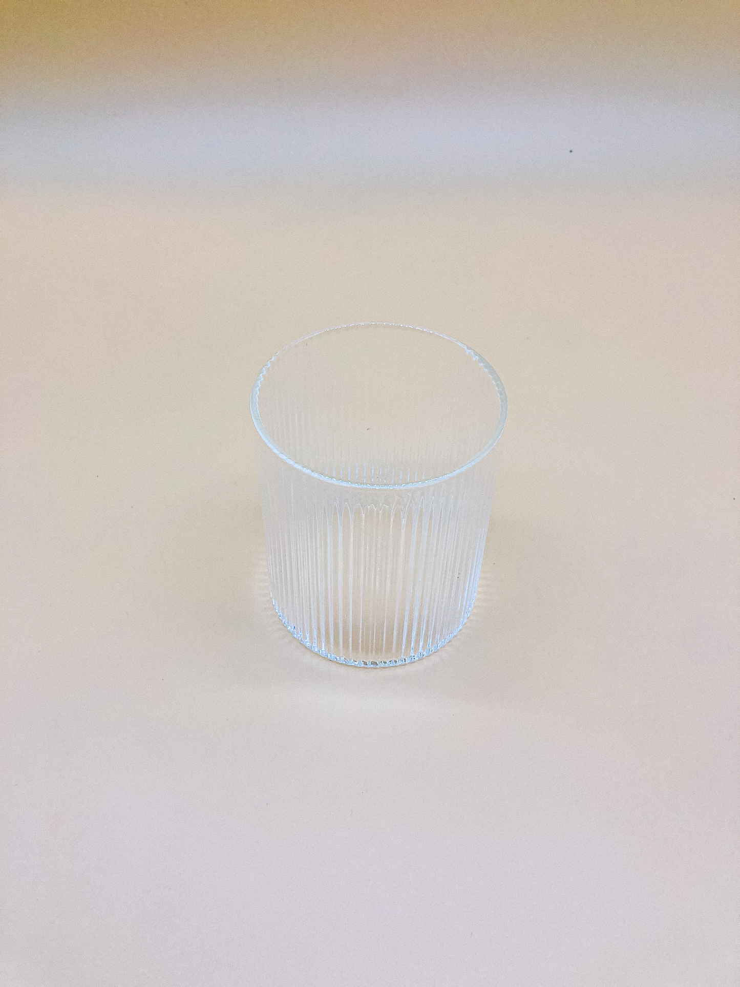 Vintage Ripple Rock Glass by PROSE Tabletop