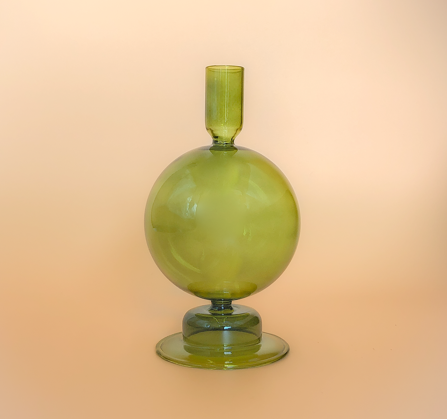 Single Stem Balloon Vase (Olive) by PROSE Décor