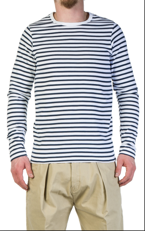 2M12 Crew Neck - Ink White by MERZ B SCHWANEN