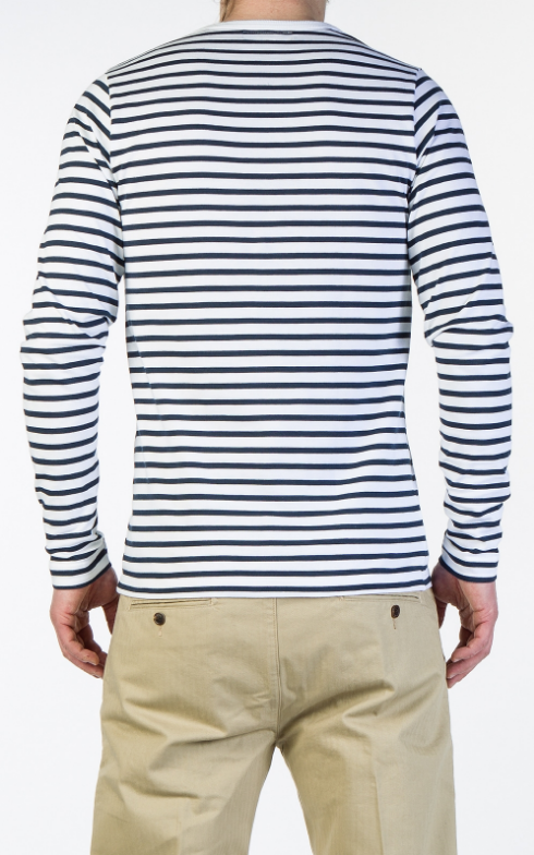 2M12 Crew Neck - Ink White by MERZ B SCHWANEN