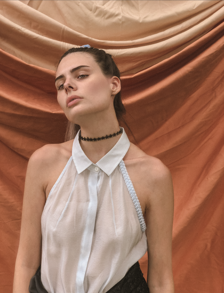 Braided Collared Dress by Ultramarine