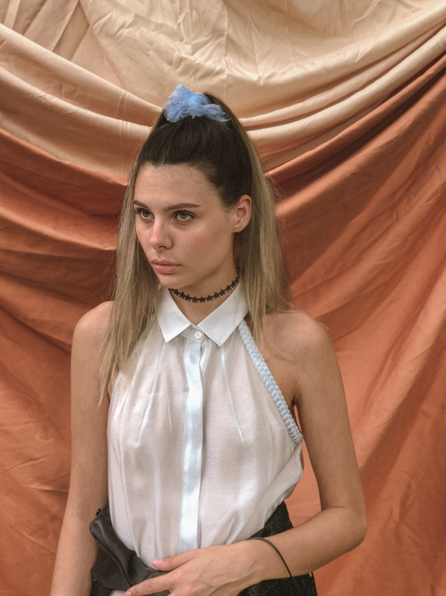 Braided Collared Dress by Ultramarine
