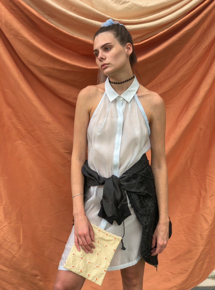 Braided Collared Dress by Ultramarine