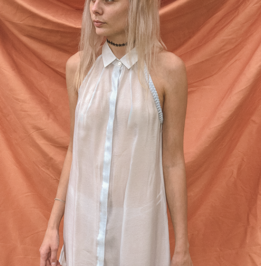 Braided Collared Dress by Ultramarine