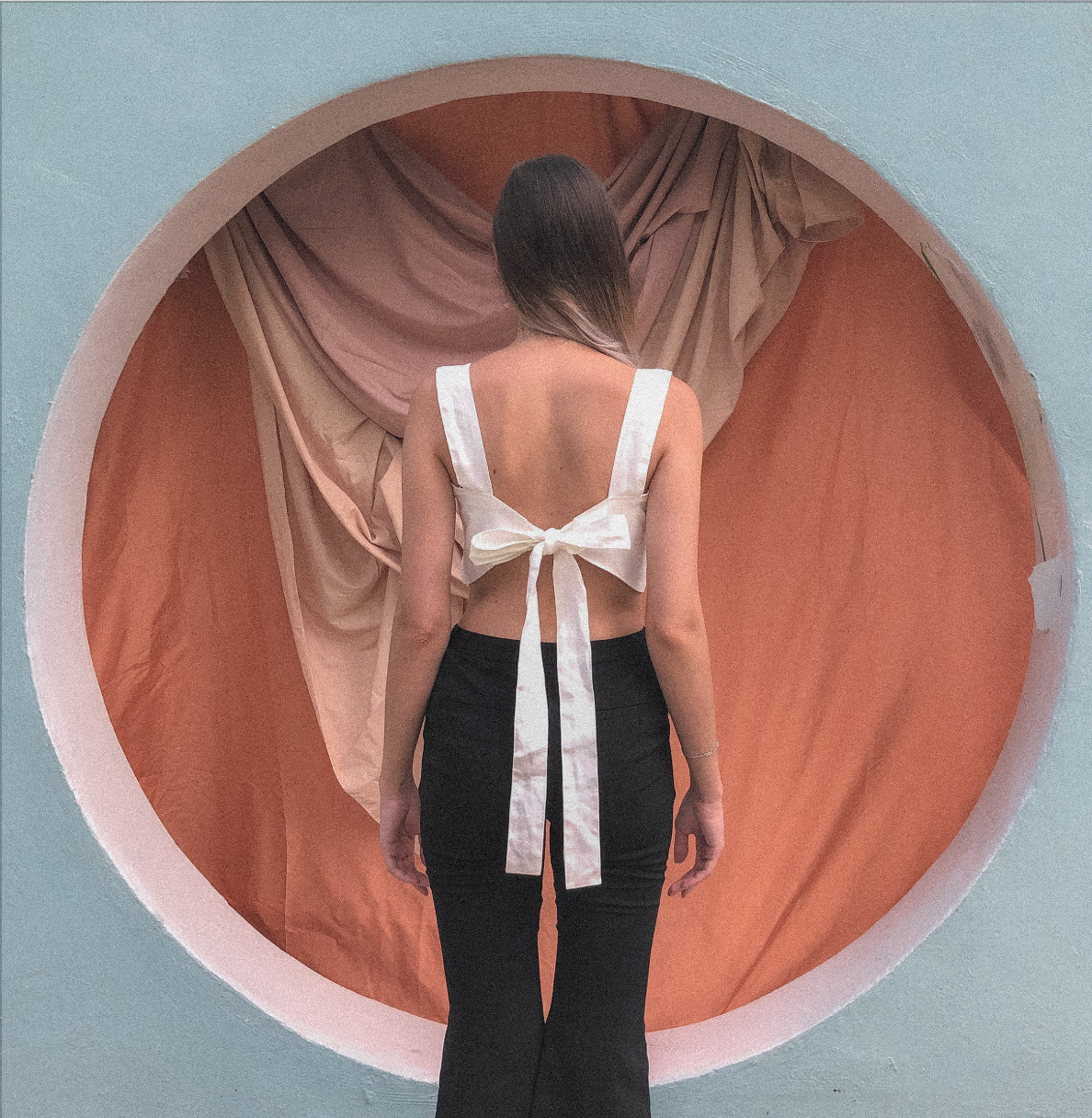 Cropped Flare Pants by Ultramarine