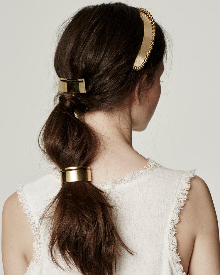 Slit Metal Pony Barrette