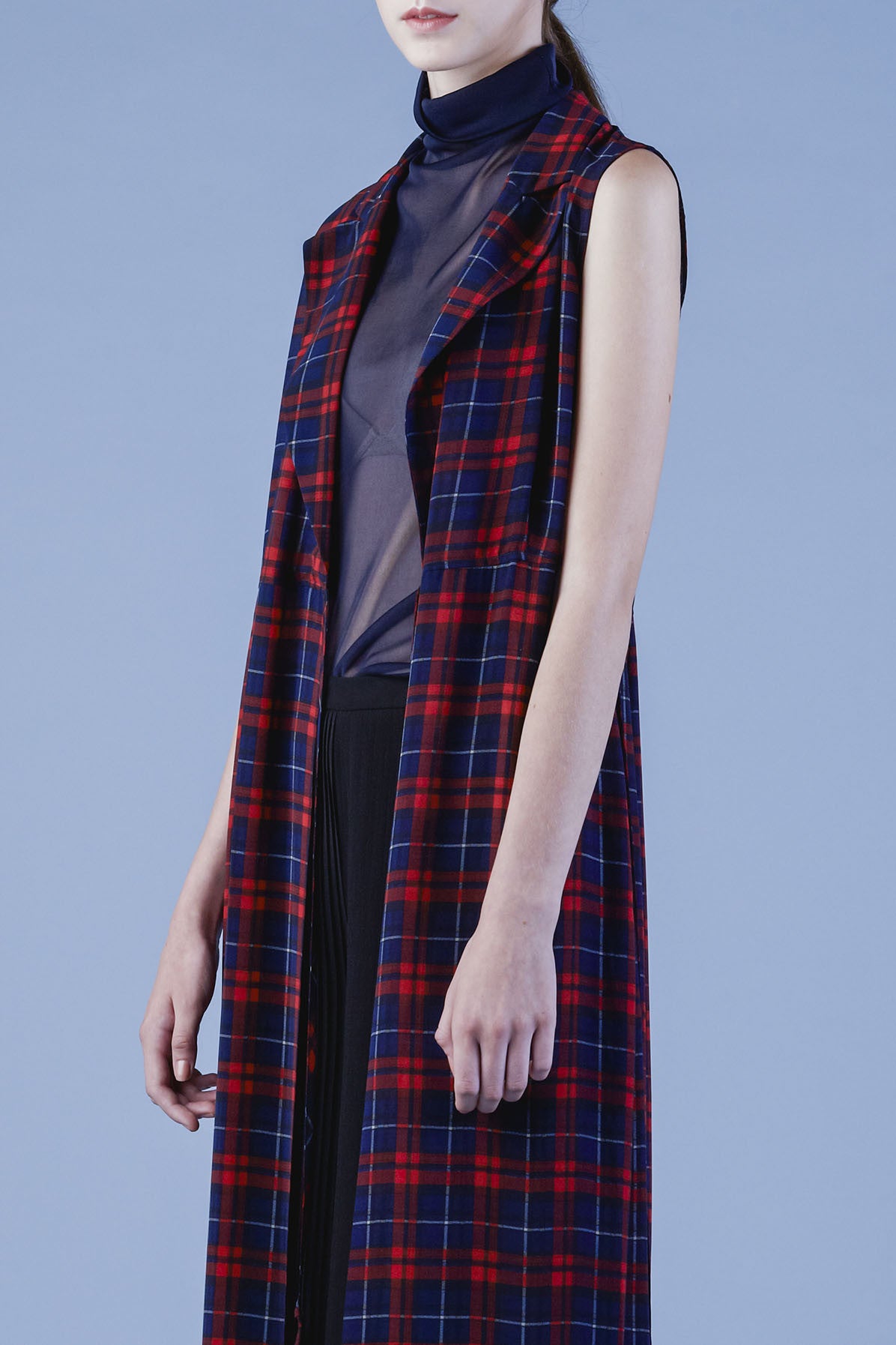 Chiffon Tailored Maxi Vest #14c - Emporium of the Modern Man
- 3