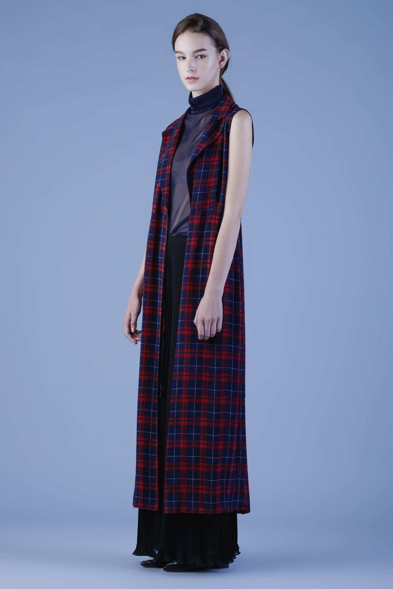 Chiffon Tailored Maxi Vest #14c - Emporium of the Modern Man
- 1