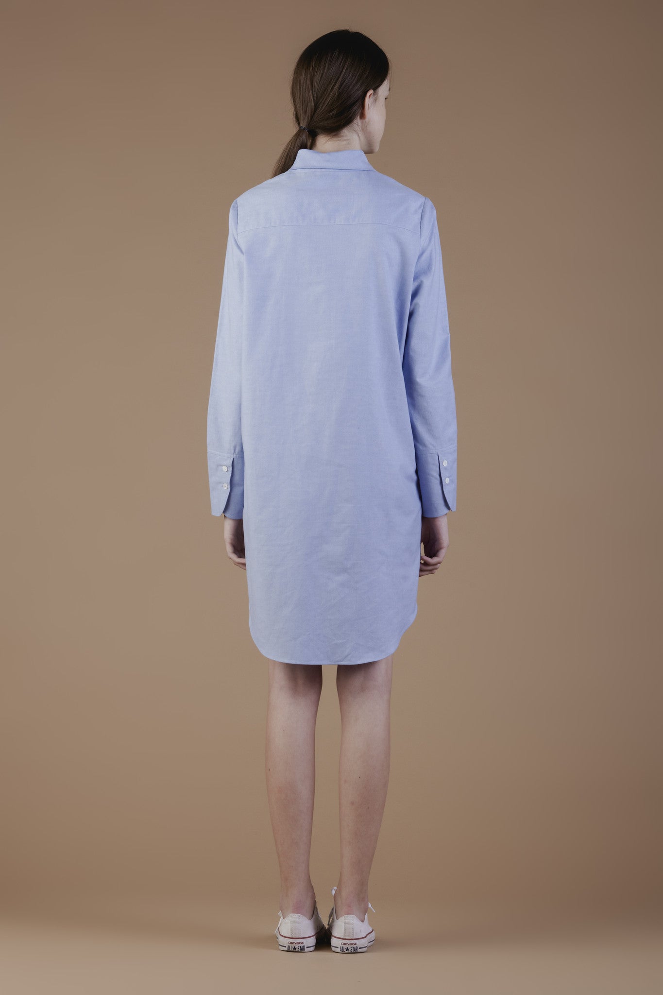 Tie-neck Oxford Dress  #60 - Emporium of the Modern Man
 - 4