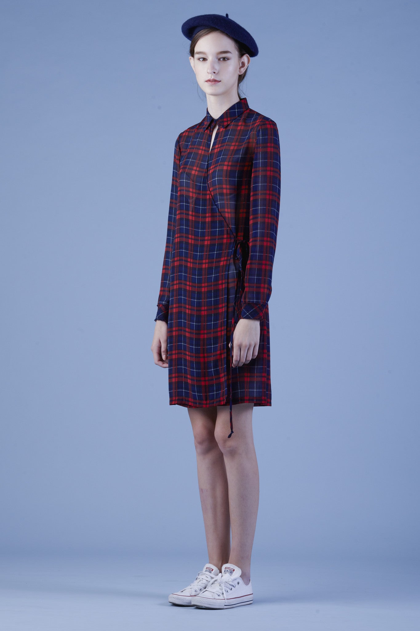 Chiffon Wrap Dress #13D - Emporium of the Modern Man
 - 1