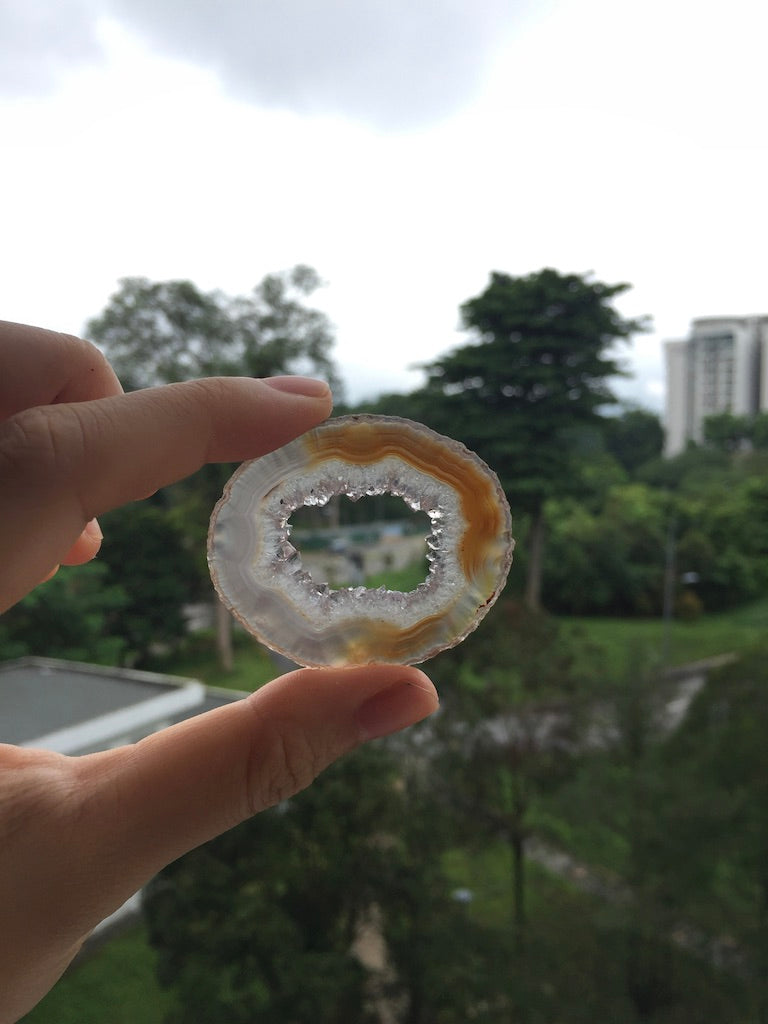 Agate Slice #18 by Vivian Lam