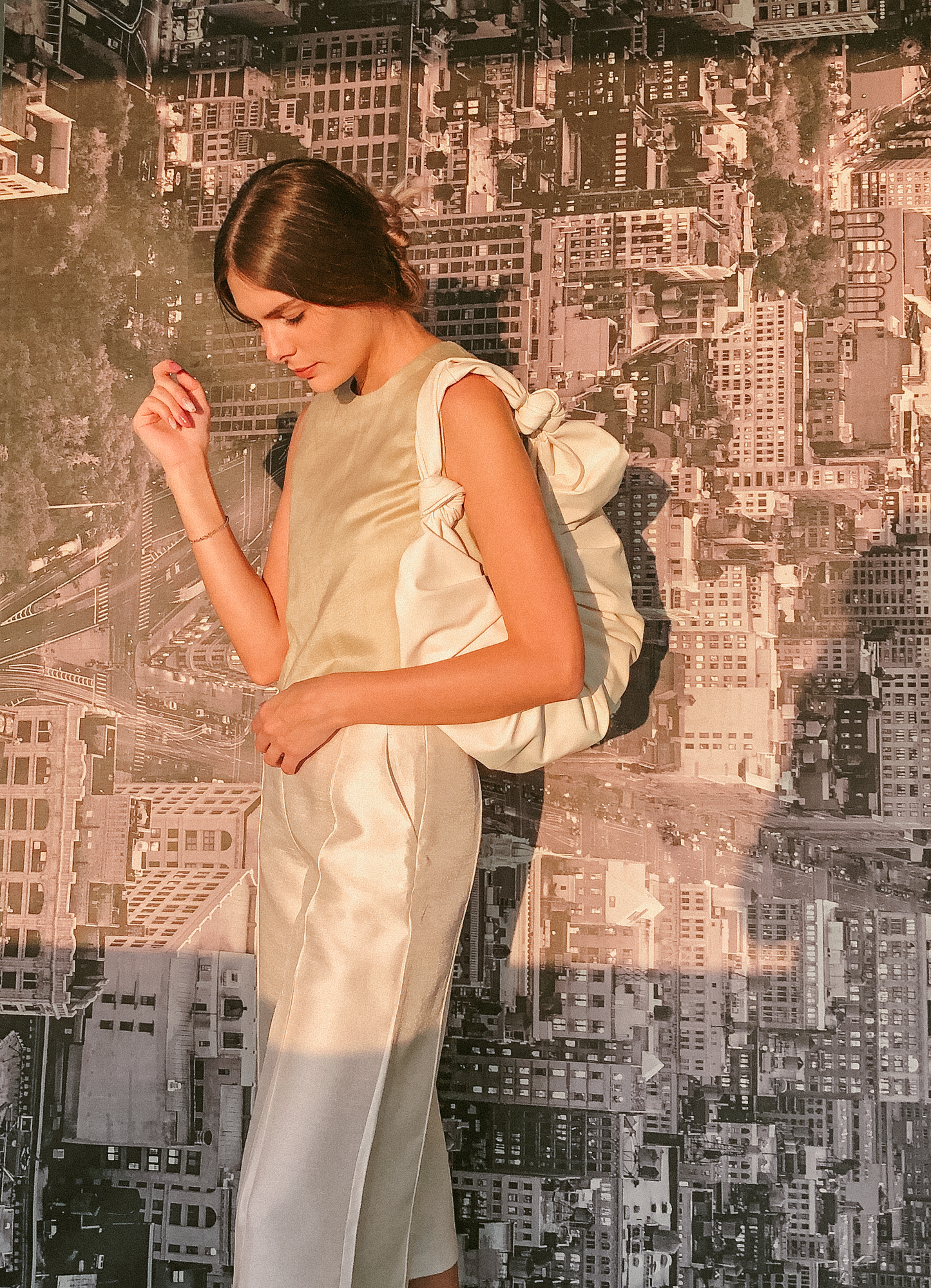 Linen Wide-Legged Pants by Ultramarine Studio