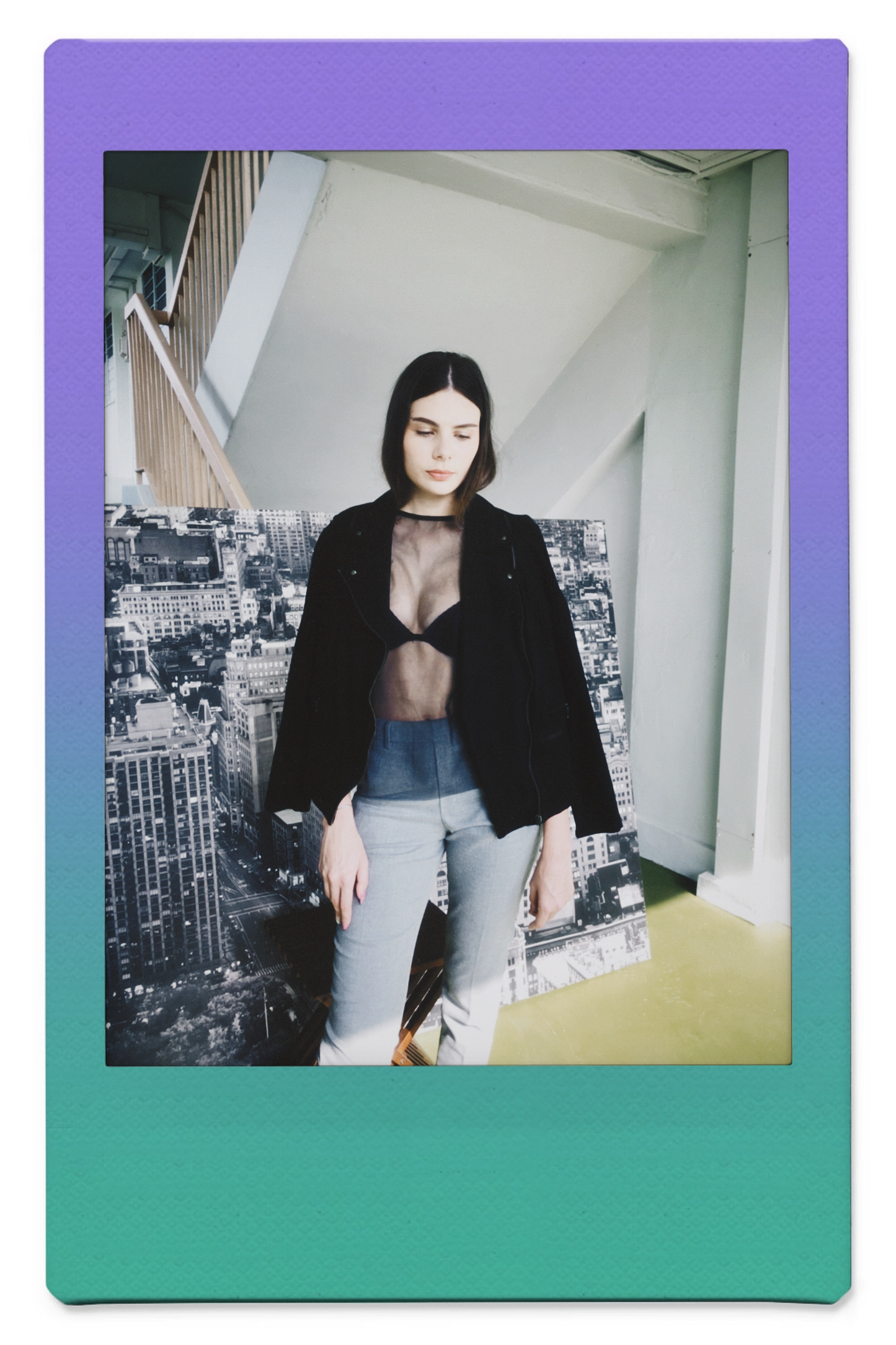 Classic Moto Jacket in Black by Ultramarine Studio