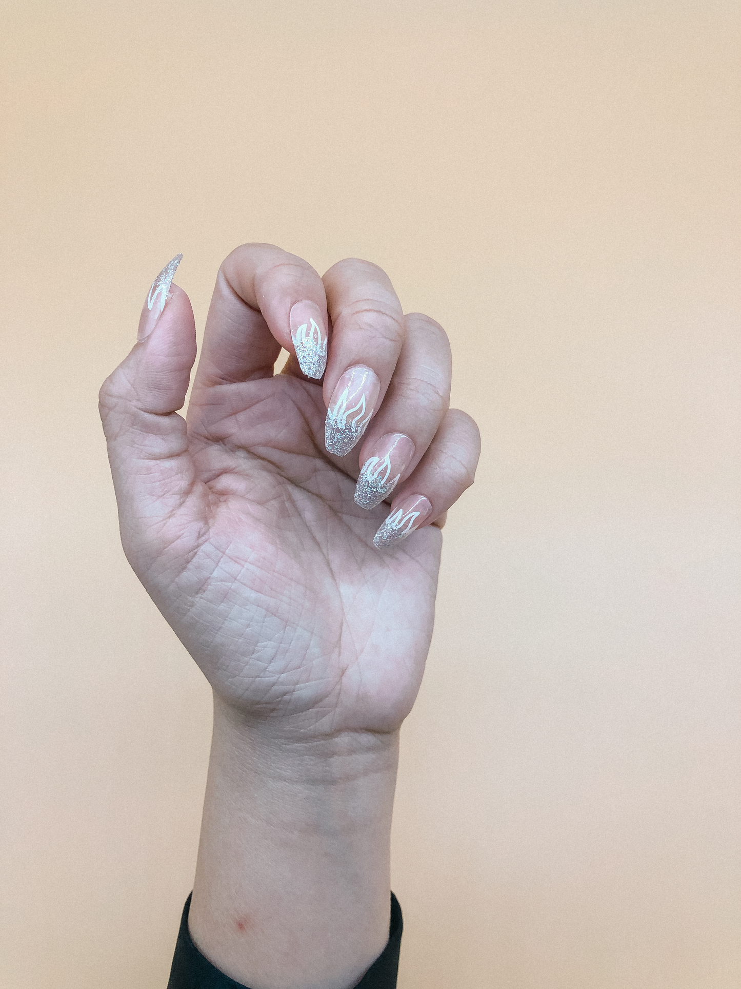 White Fang Press On Nails (Custom) by Veronique