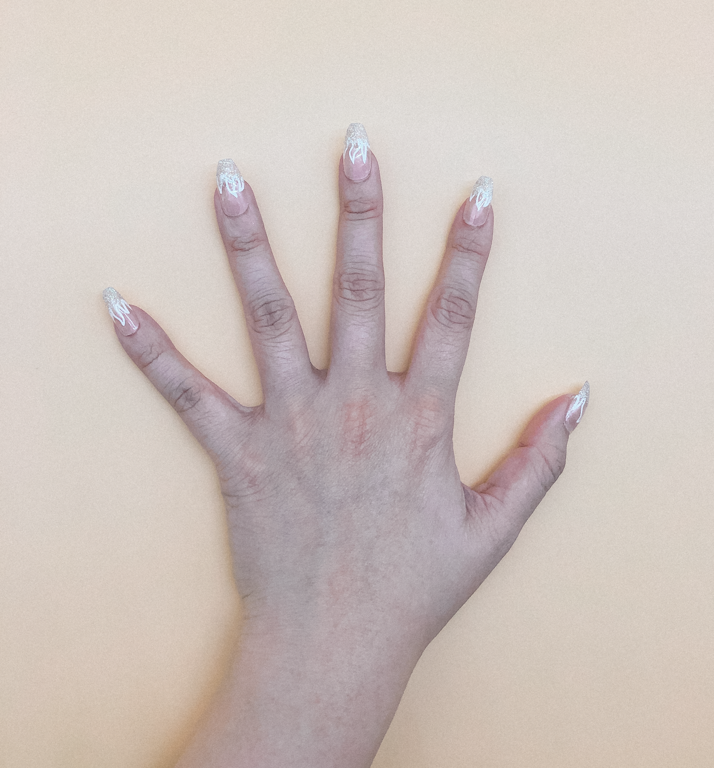 White Fang Press On Nails (Custom) by Veronique