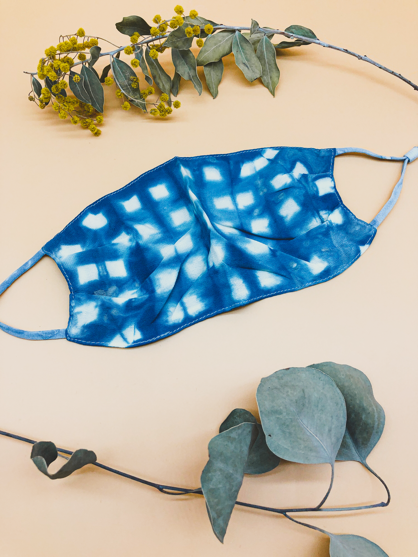 Tie Dye Reusable Face Mask in Seafoam by Veronique