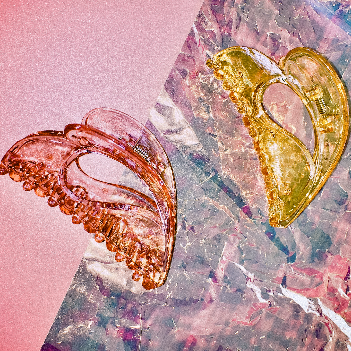 Minnie Clear Hair Claws by Veronique