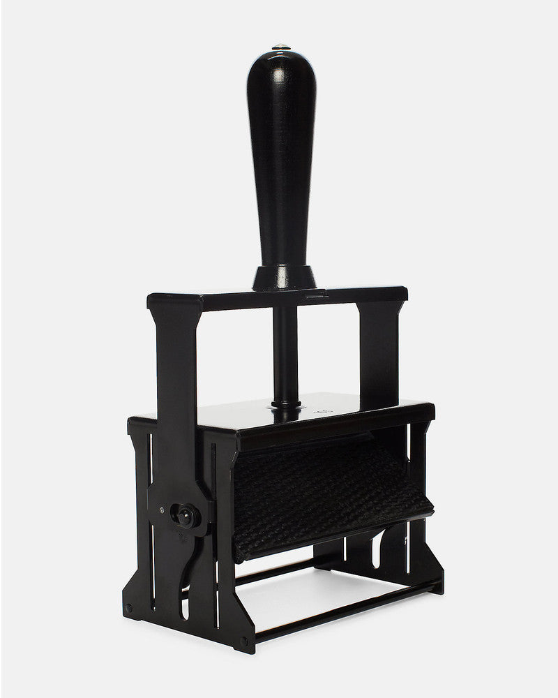 Self-Inking Rubber Stamp Black Matte + Black