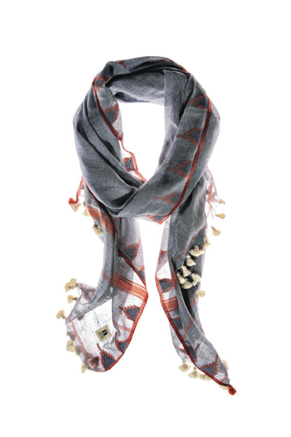 Double Temple Scarf - Emporium of the Modern Man
 - 2