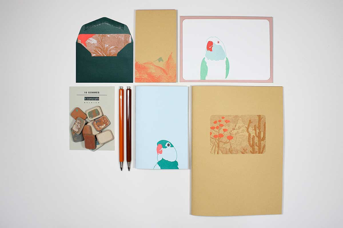 Cahier Souple - Perruche / Bleu Azur (Set of 2) - Emporium of the Modern Man
 - 1
