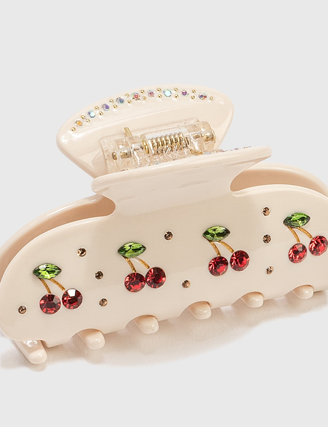 Cherry Bedazzle Hair Claw by Veronique