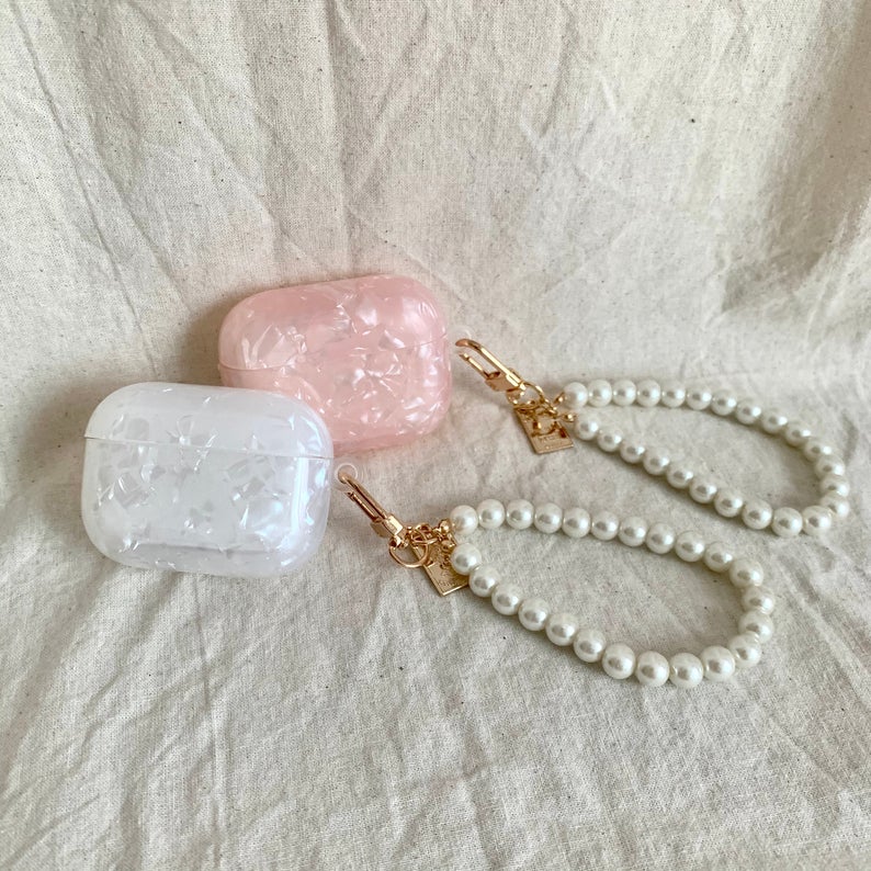 Rose Quartz Airpod Pro Case by Veronique