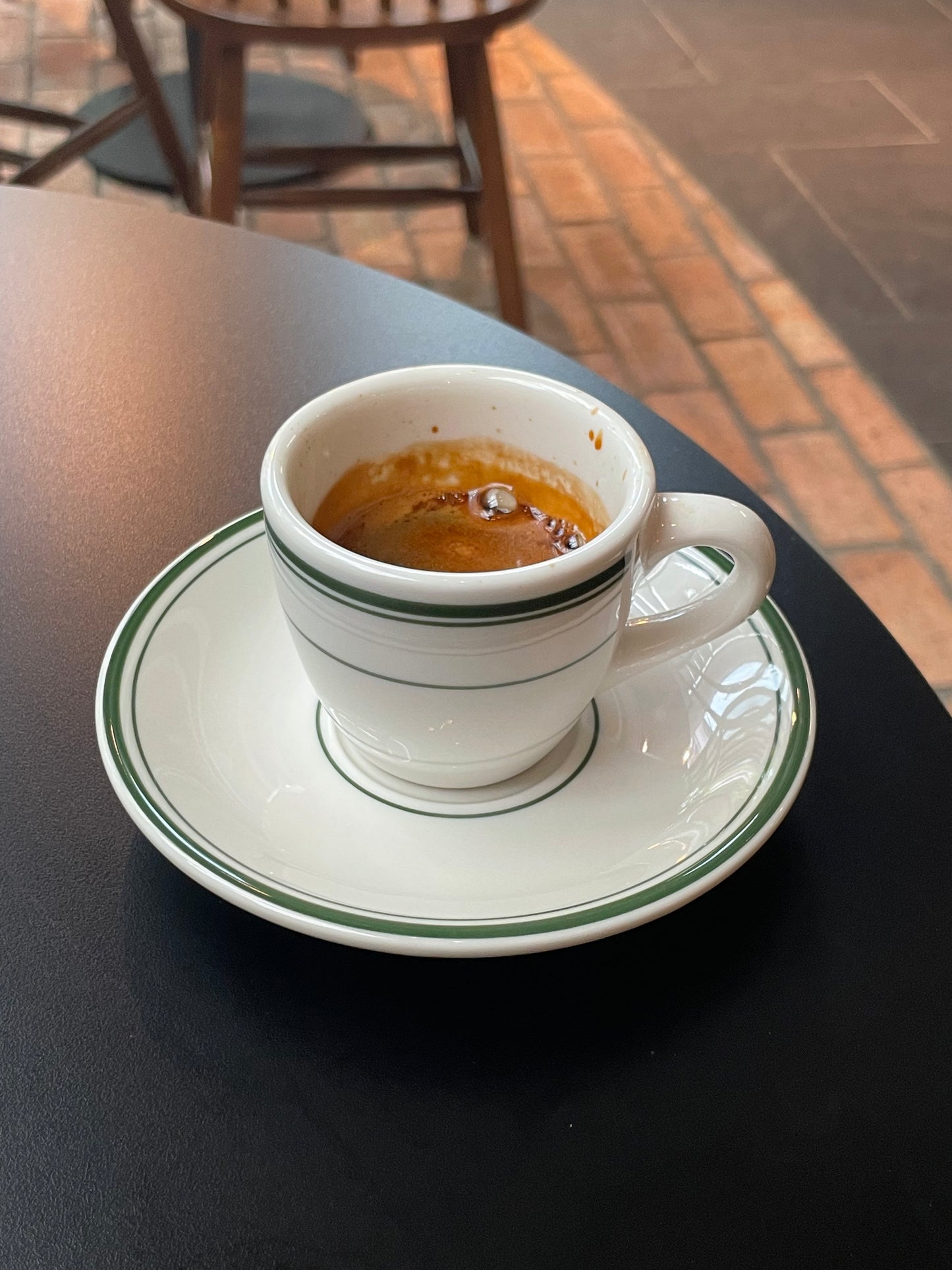 Classic vitrified diner coffee set