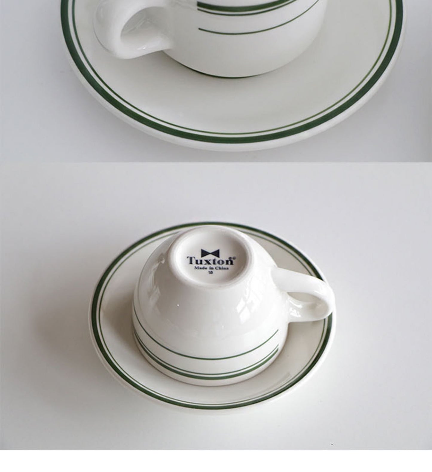 Classic vitrified diner coffee set