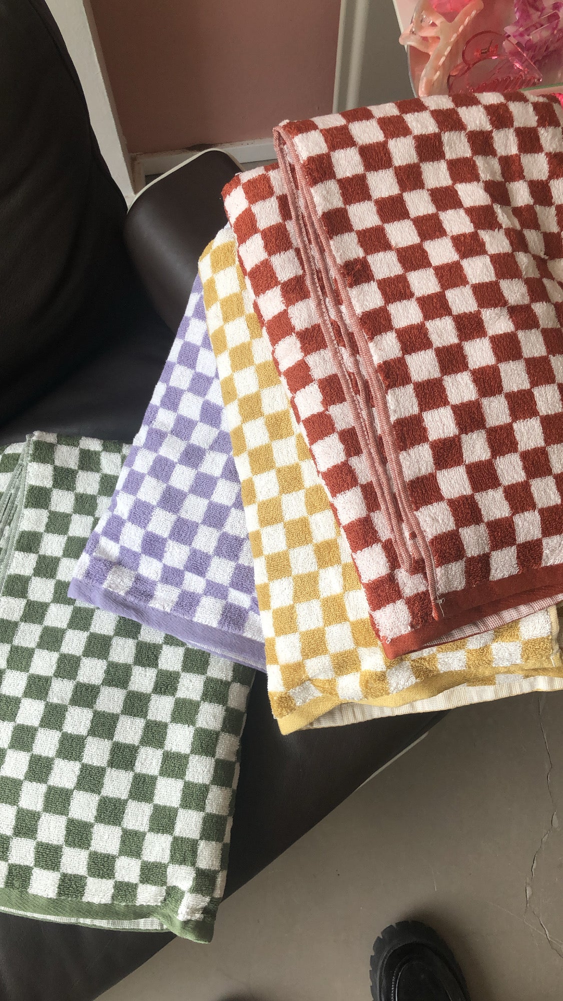 Checkerboard Towels by Prose