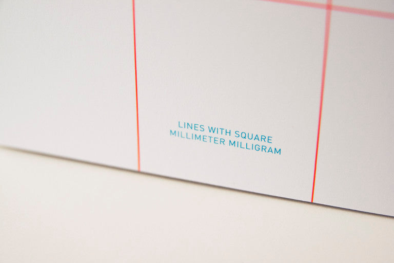 Lines notebook - Colour