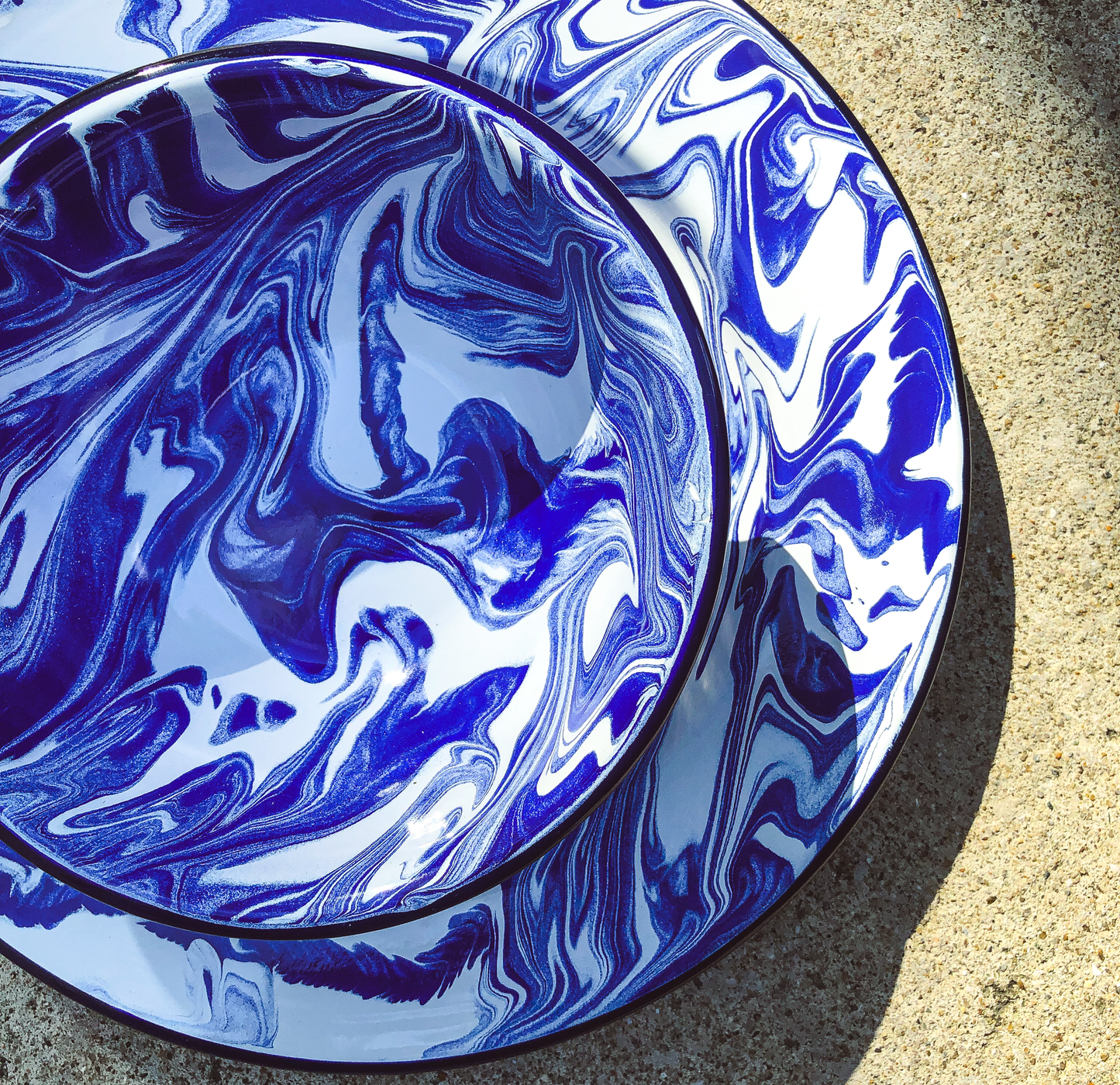 Ultramarine Marbled Enamel Series PREORDER by PROSE Tabletop