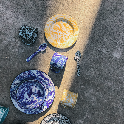 Ultramarine Marbled Enamel Series PREORDER by PROSE Tabletop