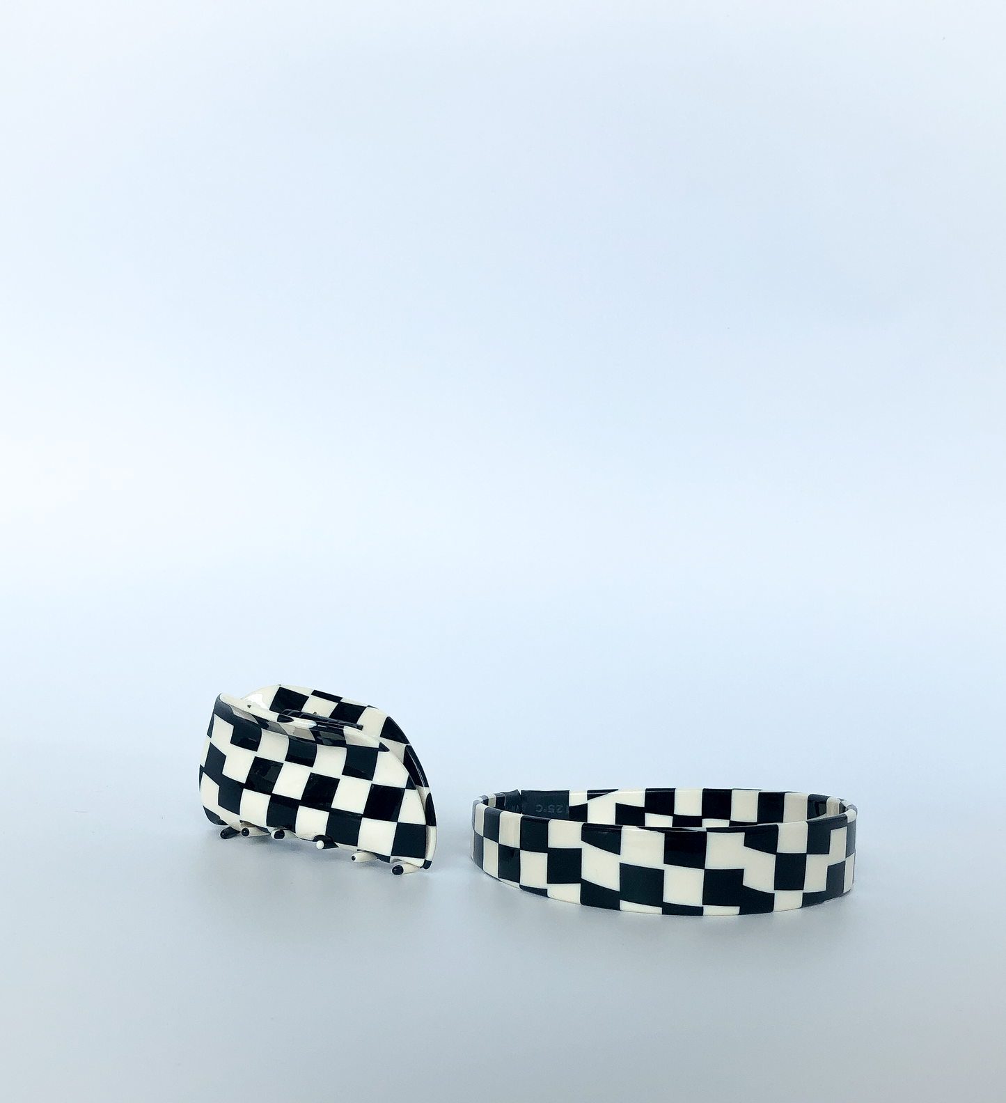 Chessboard Hair Claws  by Veronique