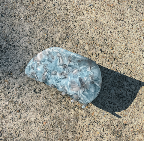 Blue Granite Hair Claw by Veronique