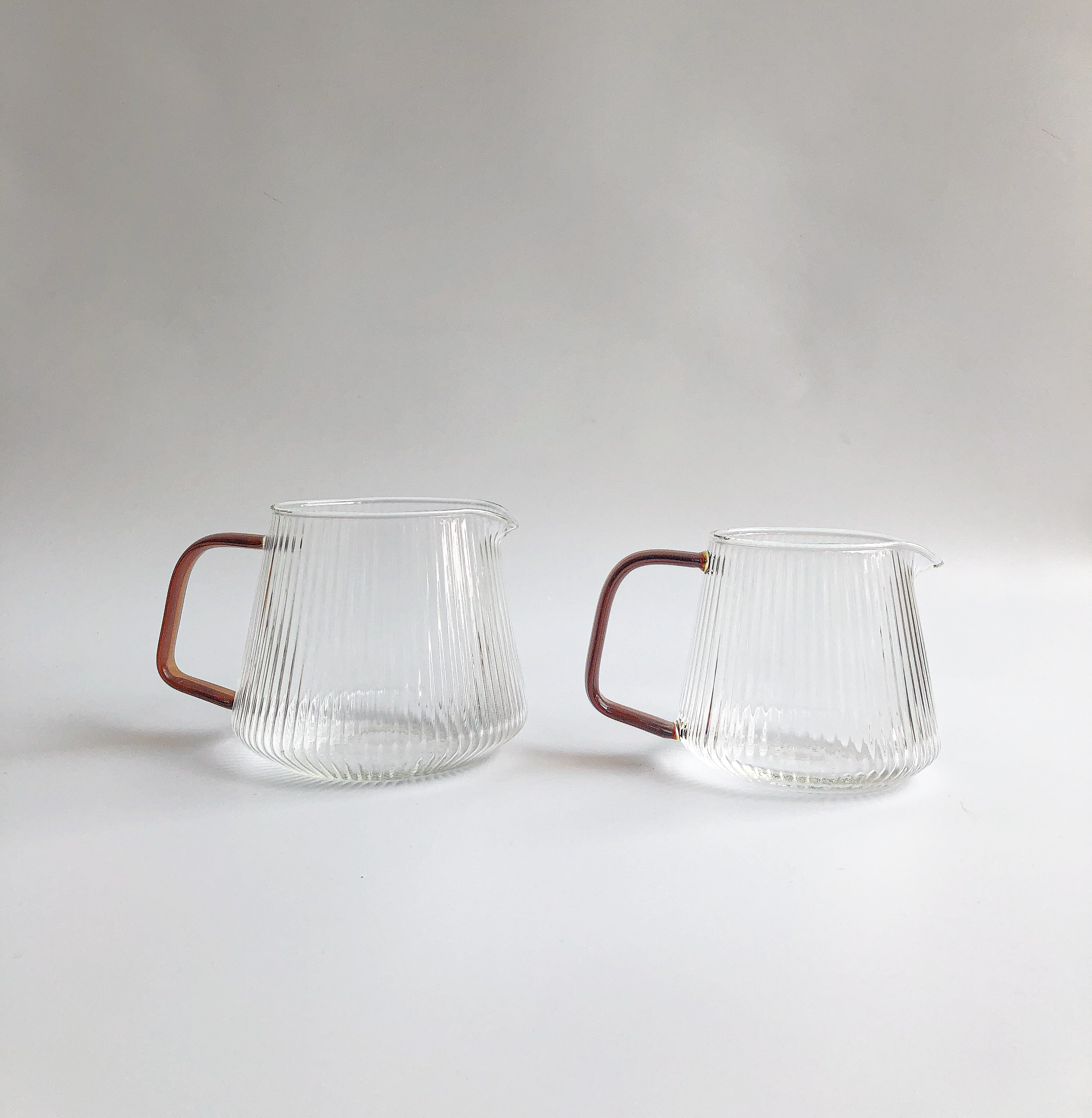 Amber Accent Milk Jugs by PROSE Décor