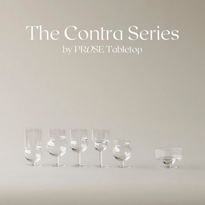 The Contra Sparkling Glass by PROSE Tabletop