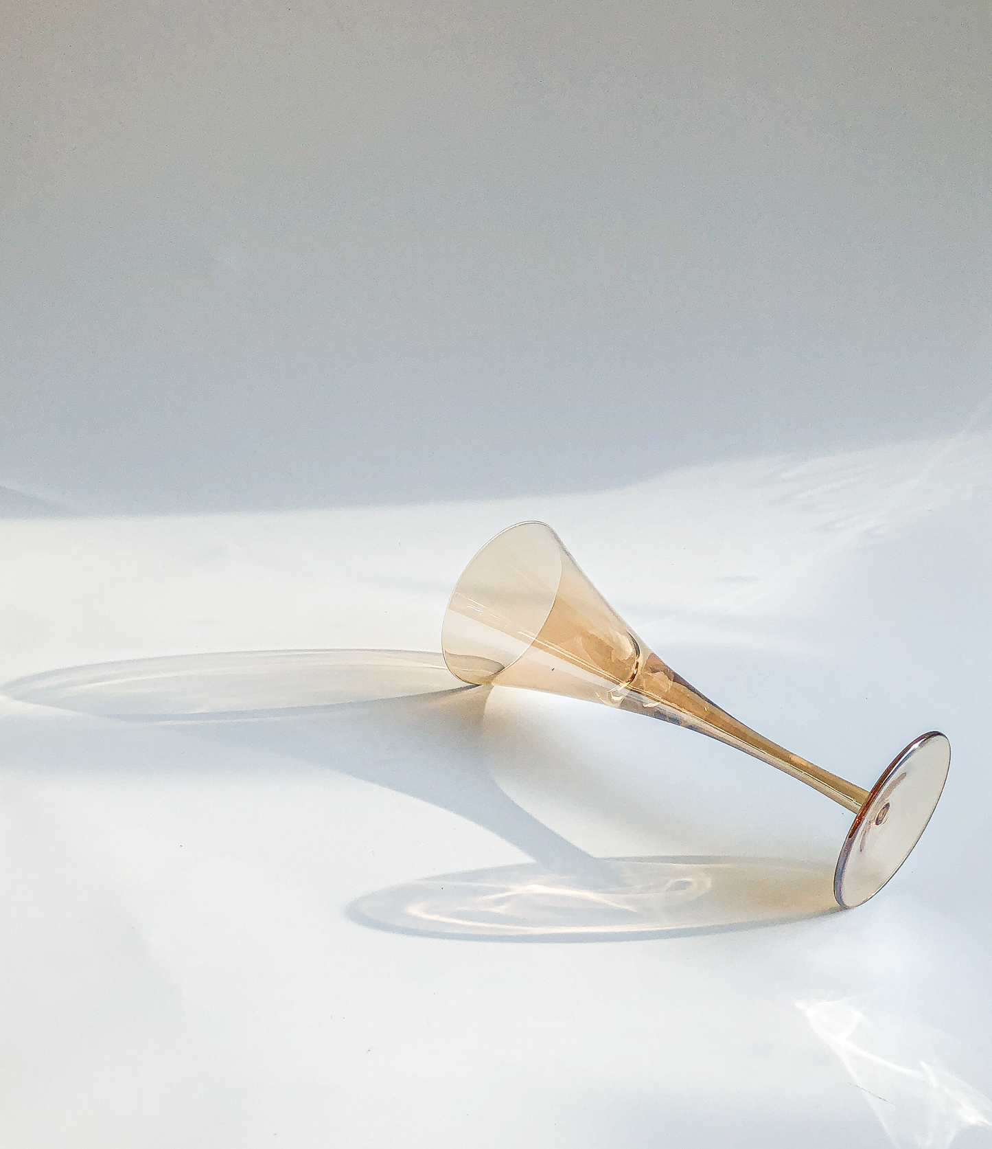 Flared Champagne Flute in Amber by PROSE Tabletop