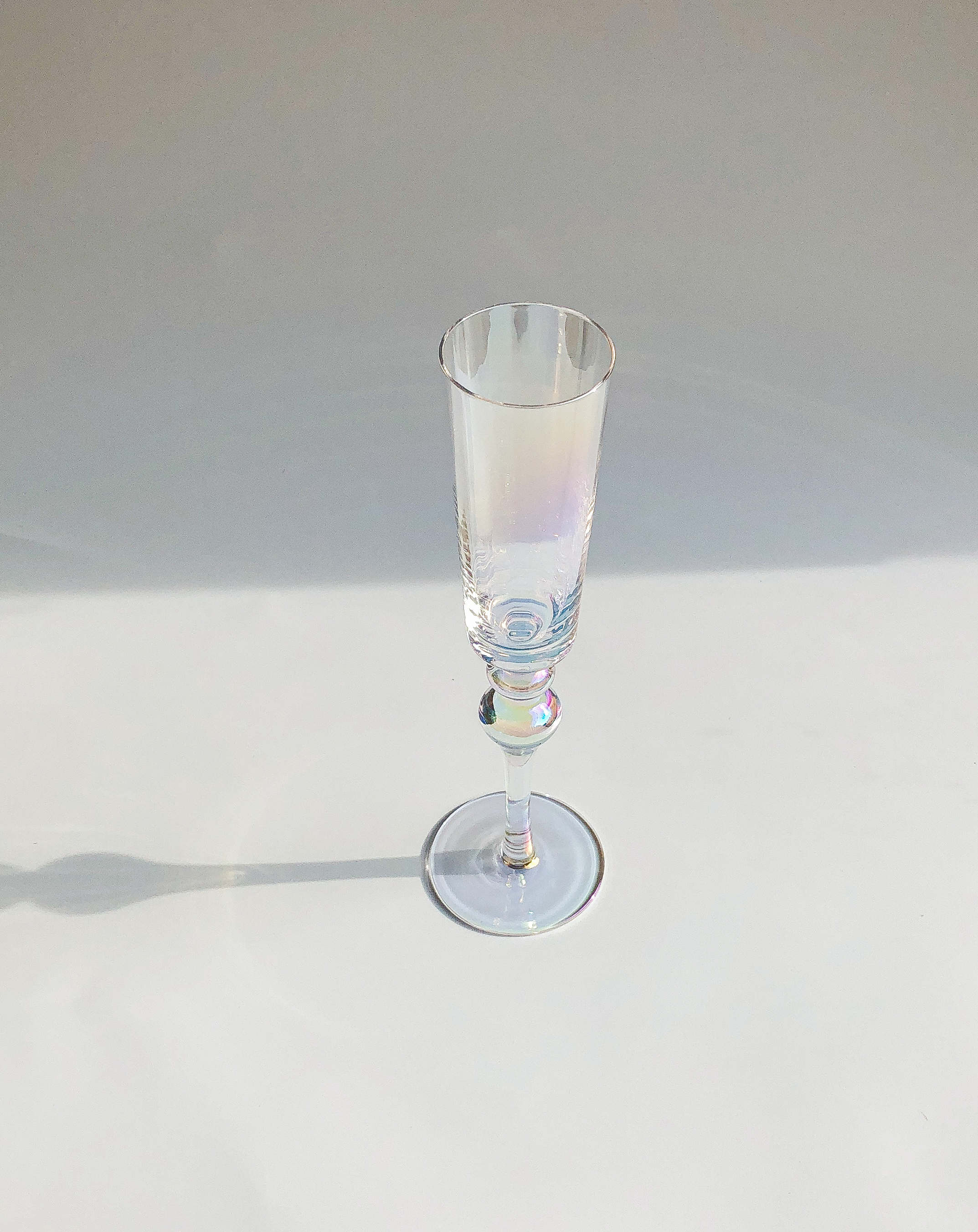 Iridescent Champagne Flutes by PROSE Tabletop