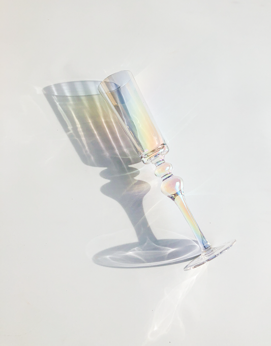 Iridescent Champagne Flutes by PROSE Tabletop