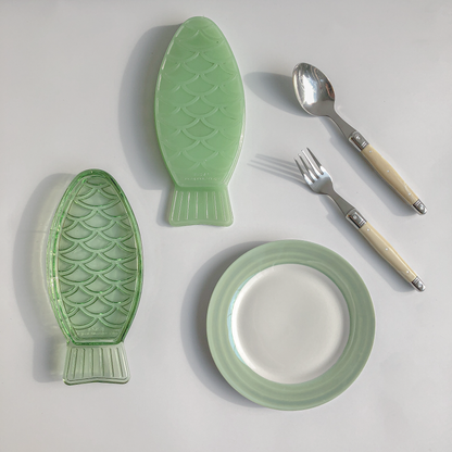 Fish Dish in Navone Green   by PROSE Tabletop