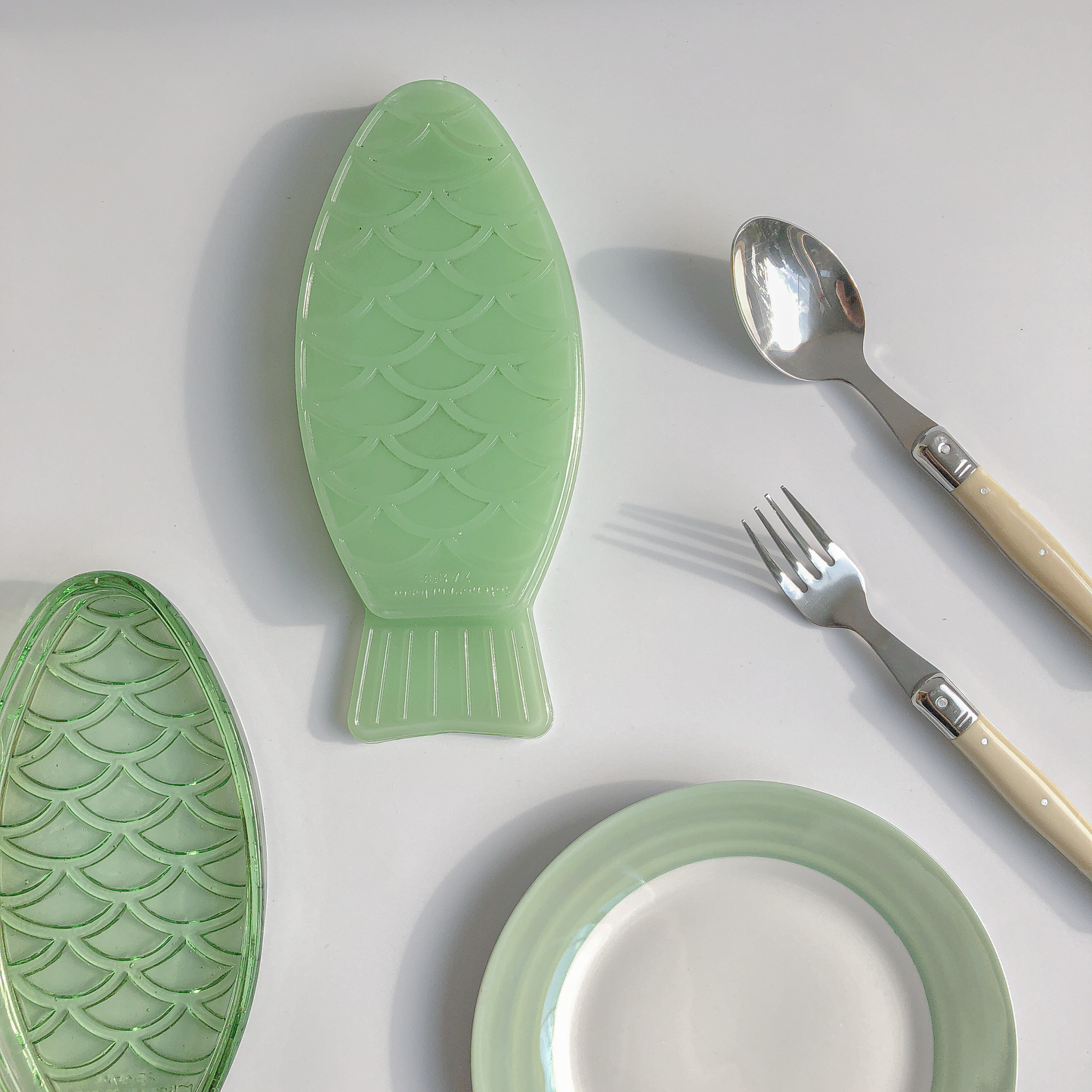 Fish Dish in Navone Green   by PROSE Tabletop