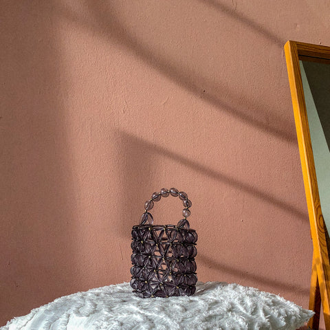 The Kim Bucket Bag (Greyscale) by Veronique