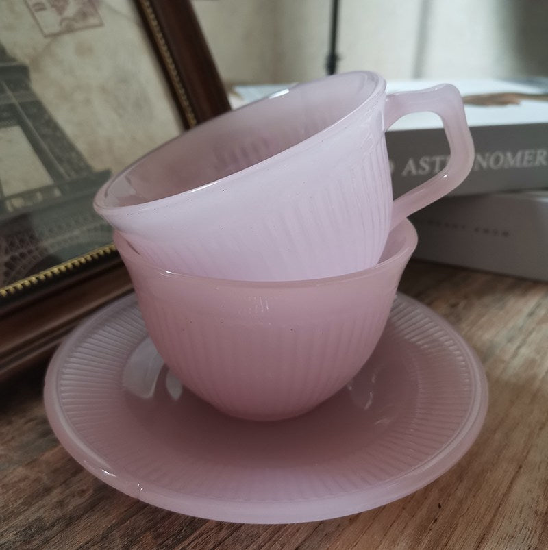 Pink Jadeite Tea Set by PROSE Tabletop