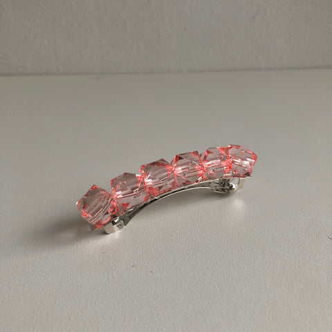 Rose Quartz Hair Clasp by Veronique