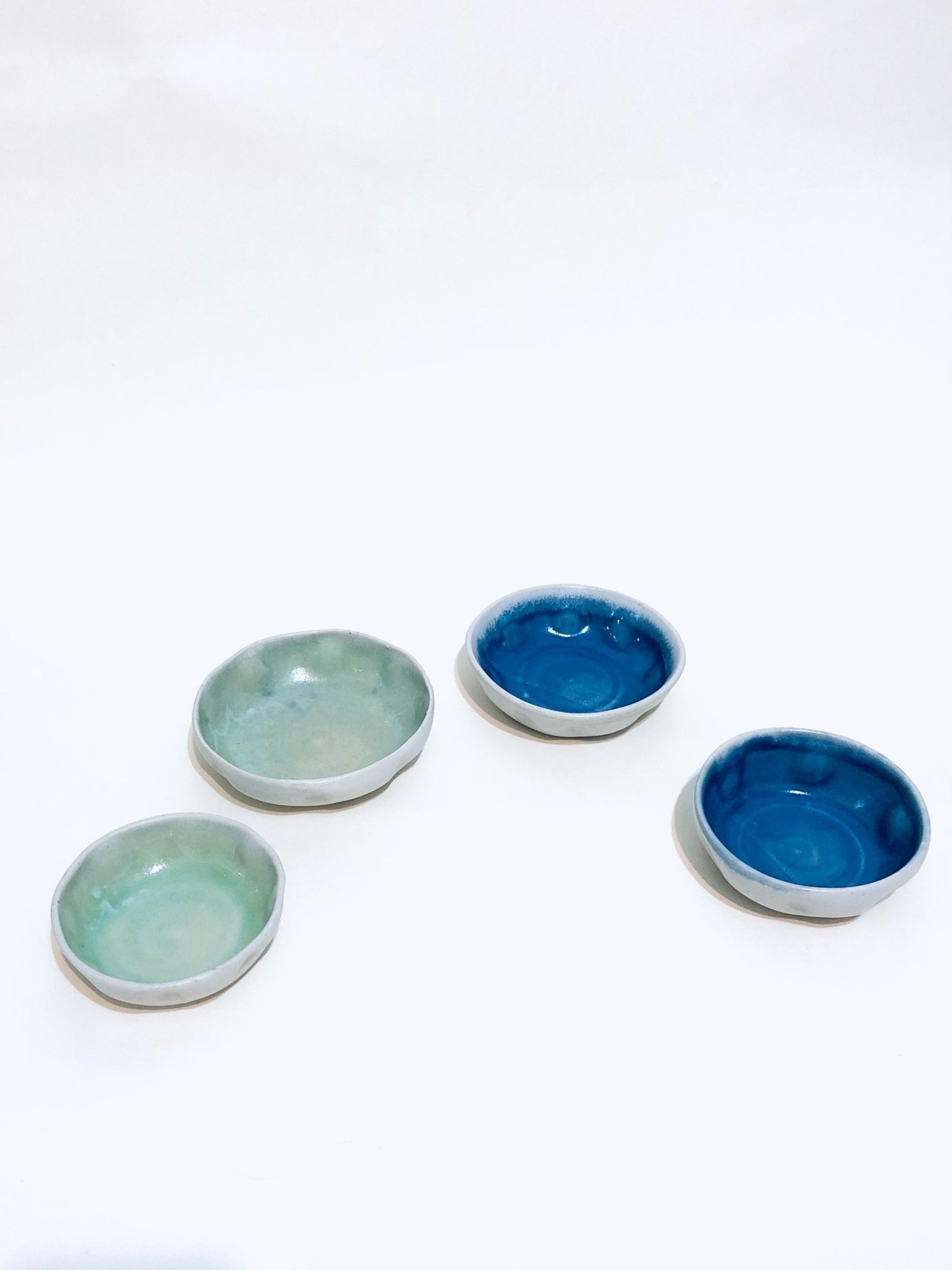 Winter Blue Dessert Bowls by Vivian Lam