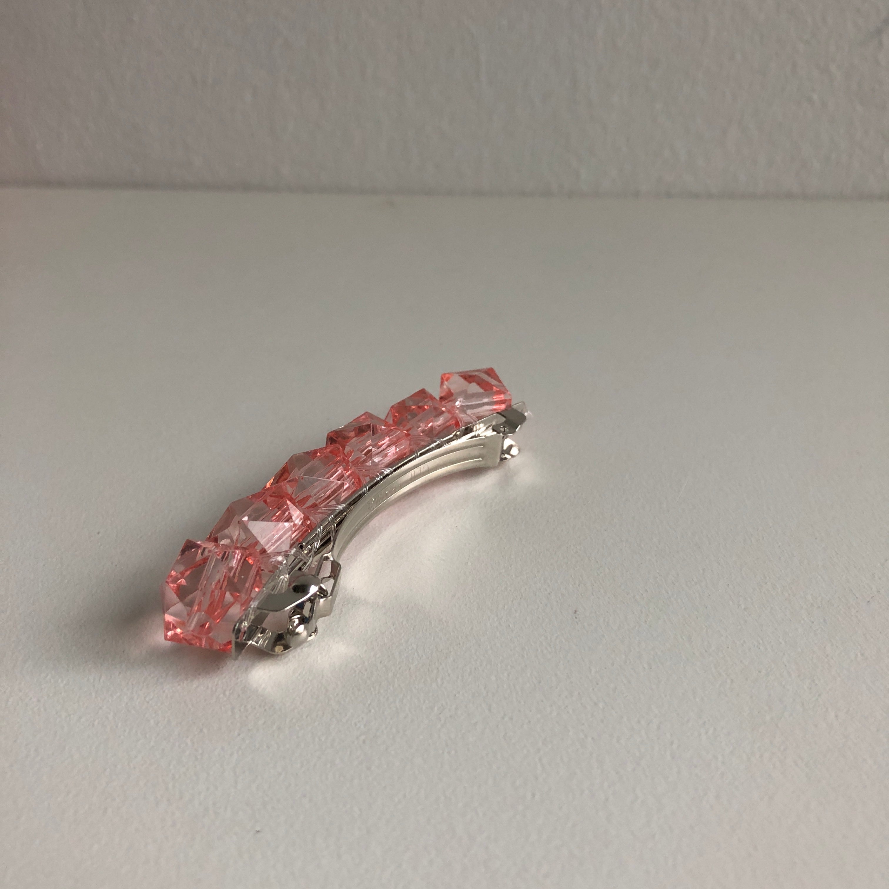 Rose Quartz Hair Clasp by Veronique