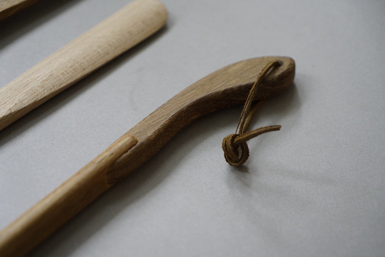 Shoehorn with Leather Strap