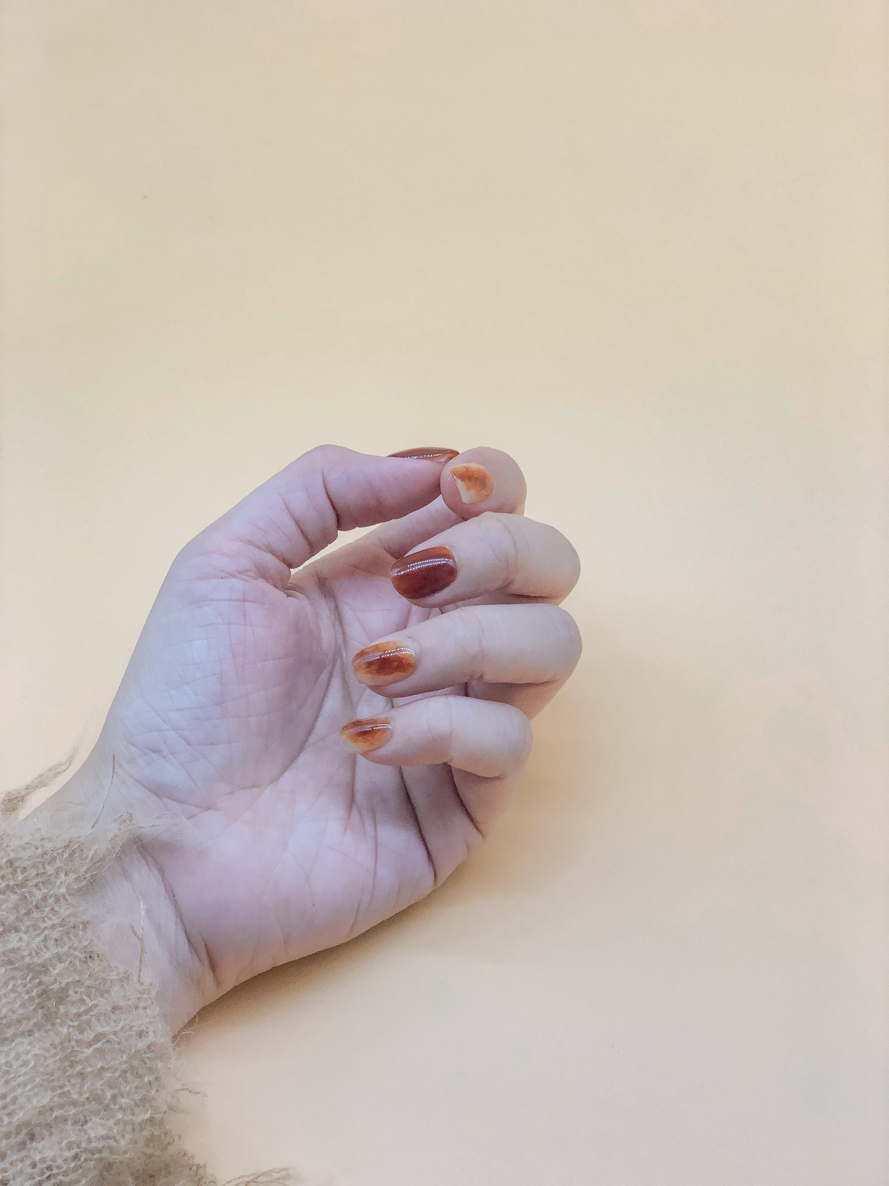 Amber Press On Nails (Custom) by Veronique