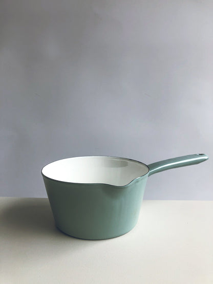 Grey Enamel Milk Pan by Garden Trading