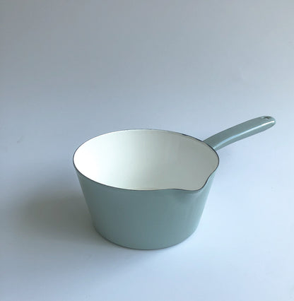 Mint Enamel Milk Pan by Garden Trading